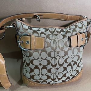 Coach #3574 Signature Jacquard Canvas Soho Duffel Bag - Lightly Used